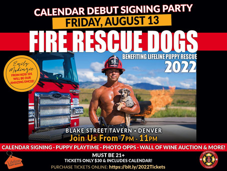 Denver Firefighter Calendar Signing!