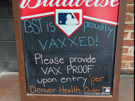 Show your Vaccination Proof at Blake Street